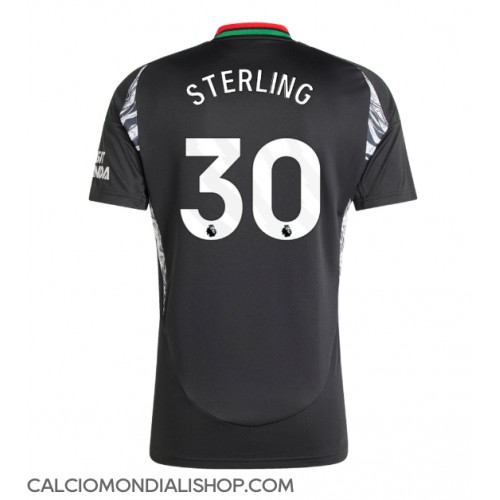 Maglie da calcio Arsenal Raheem Sterling #30 Seconda Maglia 2024-25 Manica Corta